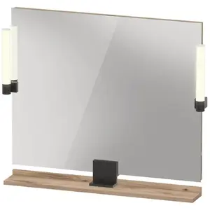 Duravit, Miroir, Sivida miroir, noir diamant mat, 850x36x650mm, éclair...