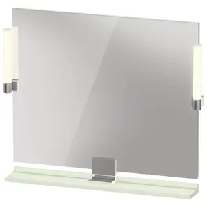 Duravit, Miroir, Sivida miroir, chrome, 850x36x650mm, éclairage à poser, interrupteur à détecteur, raccor (85 x 65 cm)