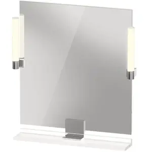 Duravit, Miroir, Sivida miroir, chrome, 650x36x650mm, éclairage à poser, interrupteur à détecteur, raccor (74.50 x 73 cm) pas cher