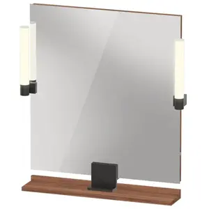 Duravit, Miroir, Sivida miroir, noir diamant mat, 650x36x650mm, éclair... pas cher