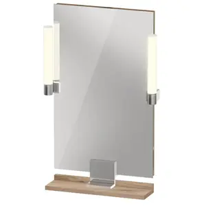 Duravit, Miroir, Sivida miroir, chrome, 450x36x650mm, éclairage à poser, interrupteur à détecteur, raccor (45 x 65 cm)