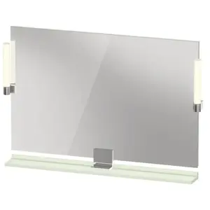 Duravit, Miroir, Sivida miroir, chrome, 1050x36x650mm, éclairage à pos... pas cher