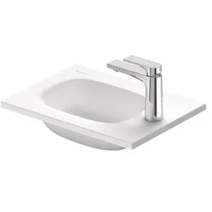 Duravit, Lavabo, Sivida Lave-mains pour meubles, 1 trou pour robinetterie à droite, sans trop-plein, 410x330 (330 mm, 410 mm)