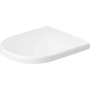 Duravit, Abattant WC, Siège de WC D-Code, amovible, avec fermeture automatique, fixation par pin, 360x483mm, se c pas cher