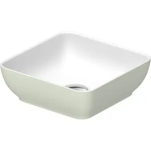 Duravit, Lavabo, Sivida lavabo à poser, rectangulaire, 300x300mm, sans trou pour robinet, sans trop-plein (300 mm, 300 mm)