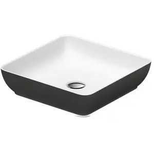 Duravit, Lavabo, Sivida lavabo à poser, rectangulaire, 400x400mm, sans trou pour robinet, sans trop-plein (400 mm, 400 mm)