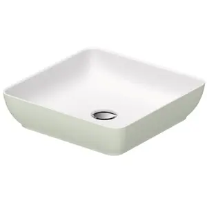 Duravit, Lavabo, Sivida lavabo à poser, rectangulaire, 400x400mm, sans trou pour robinet, sans trop-plein (400 mm, 400 mm)