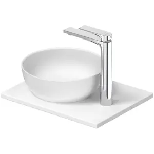 Duravit, Abattant WC, Set lavabo Sivida, rond, 300x300mm, incl. console 410x330mm pas cher