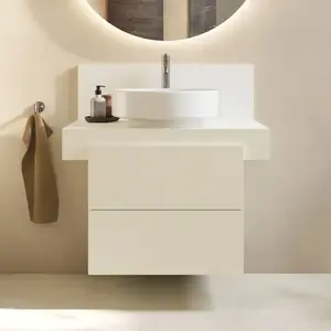 Duravit, Console de lavabo, Balcoon Meuble sous-lavabo avec console, suspendu, rectangulaire, technique Tip-on, 570x600x534mm pas cher