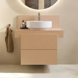 Duravit, Console de lavabo, Balcoon Meuble sous-lavabo avec console, suspendu, rectangulaire, technique Tip-on, 570x600x534mm pas cher