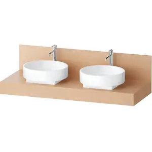 Duravit, Console de lavabo, Console Balcoon rectangulaire, 2 découpes des deux côtés, 1400x550x370mm, BA90610IHIH0000 pas cher