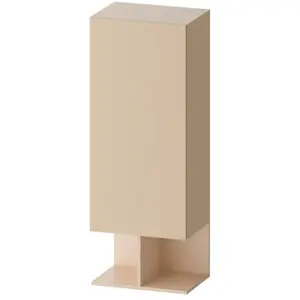 Duravit, Armoire de salle de bain, Balcoon armoire mi-haute, carrée, 1 porte avec butée à gauche, avec technique Tip-on (50 x 36 x 132 cm) pas cher