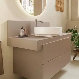 Duravit, Console de lavabo, Console Balcoon rectangulaire, 1 découpe au centre, 1200x550x370mm, BA90580IFIF0000 pas cher
