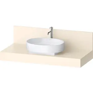 Duravit, Console de lavabo, Console Balcoon rectangulaire, 1 découpe au centre, 1200x550x370mm, BA90580IDID0000 pas cher
