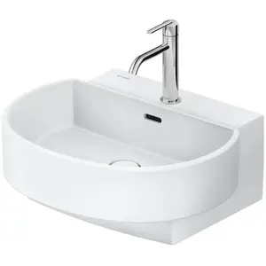 Duravit, Lavabo, Lavabos Balcoon, plage de robinetterie, 1 trou de robinetterie, avec trop-plein, avec robinetterie (550 mm) pas cher