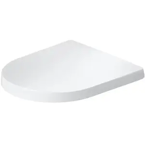 Duravit, Abattant WC, Siège de WC Balcoon, en forme de D, amovible, sa... pas cher