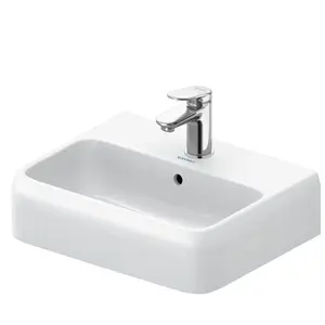 Duravit, Lavabo, Qatego lave-mains, 450x350mm, partie inférieure vitrifiée, avec trop-plein, 074645 (350 mm, 450 mm) pas cher