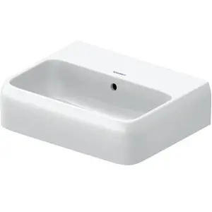 Duravit, Lavabo, Qatego lave-mains, 450x350mm, partie inférieure vitrifiée, avec trop-plein, 074645 (350 mm, 450 mm) pas cher