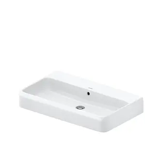 Duravit, Lavabo, Qatego lavabo, 800x470mm, avec trop-plein, partie inférieure vitrée, 238280 (470 mm, 800 mm) pas cher