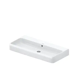 Duravit, Lavabo, Qatego lavabo, 1000x470mm, avec trop-plein, partie inférieure vitrée, 238210 (470 mm, 1000 mm)