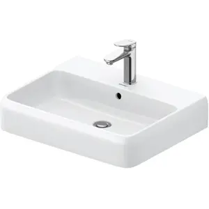 Duravit, Lavabo, Qatego lavabo, 600x470mm, avec trop-plein, partie inférieure vitrée (470 mm, 600 mm) pas cher