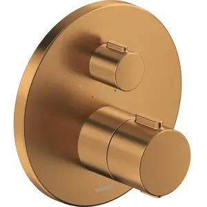 Duravit, Robinetterie de salle de bains, robinetterie thermostatique, thermostat encastré, 1 consommateur, rond, TH42000160 pas cher