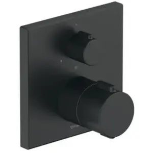 Duravit, Robinetterie de salle de bains, Robinet thermostatique, thermostat encastré, 1 consommateur, équerre, TH42000150 pas cher