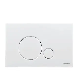 Duravit, Abattant WC, DuraSystem WC-Spülknopf weiss pas cher