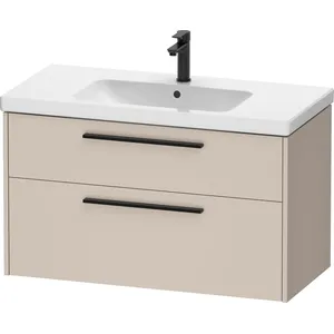 Duravit, Meuble sous-lavabo, D-Code Meuble sous-lavabo, 1 tiroir, 984x460mm, découpe siphon, avec poignée (61.50 x 55 x 108 cm)