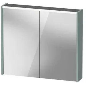 Duravit, Armoire de toilette, Armoire de toilette D-Code, prise type J (CH, LI), 2 portes, champ lumineux LED en haut, 800 (80 x 21.50 x 70 cm) pas cher