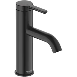 Duravit, Robinetterie de salle de bains, C.1 Mitigeur monocommandé pour lavabo M, FreshStart, Minusflow, saillie 113mm, sans garniture