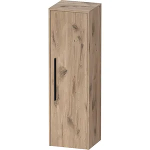Duravit, Armoire de salle de bain, D-Code Armoire mi-haute, 1 porte avec butée à droite, 400x360x1320mm, avec poignée (40 x 36 x 132 cm)