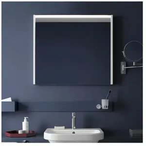 Duravit, Miroir, D-Code miroir, champ lumineux LED en haut, 800x700mm, interrupteur externe nécessaire, 6 W (77.50 x 87.50 cm) pas cher