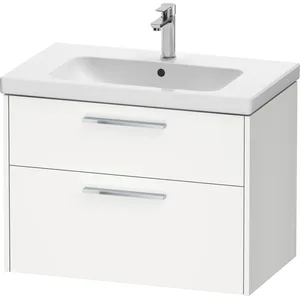 Duravit, Meuble sous-lavabo, D-Code Meuble sous-lavabo, 1 tiroir, 784x460mm, découpe siphon, avec poignée (78.40 x 46 x 55.50 cm)