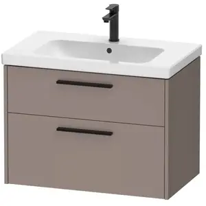 Duravit, Meuble sous-lavabo, D-Code Meuble sous-lavabo, 1 tiroir, 784x460mm, découpe siphon, avec poignée (78.40 x 46 x 55.50 cm) pas cher