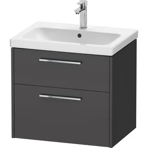 Duravit, Meuble sous-lavabo, D-Code Meuble sous-lavabo, 1 tiroir, 634x460mm, découpe siphon, avec poignée (63.40 x 46 x 55.50 cm)