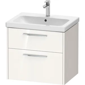 Duravit, Meuble sous-lavabo, D-Code Meuble sous-lavabo, 1 tiroir, 634x460mm, découpe siphon, avec poignée (63.40 x 46 x 55.50 cm)