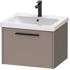 Duravit, Meuble sous-lavabo, D-Code bâti-support pour lavabo, 1 tiroir, 584x460mm, avec poignée (58.40 x 46 x 40 cm)