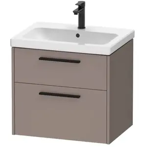 Duravit, Meuble sous-lavabo, D-Code Meuble sous-lavabo, 1 tiroir, 634x460mm, découpe siphon, avec poignée (63.40 x 46 x 55.50 cm)