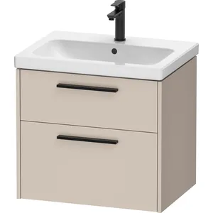 Duravit, Meuble sous-lavabo, D-Code Meuble sous-lavabo, 1 tiroir, 634x460mm, découpe siphon, avec poignée (63.40 x 46 x 55.50 cm)