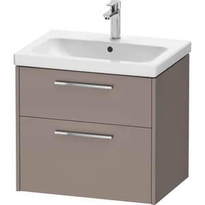 Duravit, Meuble sous-lavabo, D-Code Meuble sous-lavabo, 1 tiroir, 634x460mm, découpe siphon, avec poignée (62 x 55 x 70 cm)
