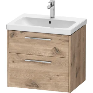 Duravit, Meuble sous-lavabo, D-Code Meuble sous-lavabo, 1 tiroir, 634x460mm, découpe siphon, avec poignée (63.40 x 46 x 55.50 cm)