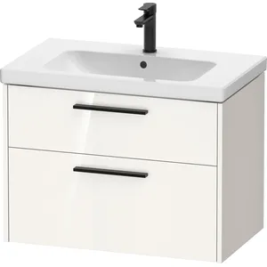 Duravit, Meuble sous-lavabo, D-Code Meuble sous-lavabo, 1 tiroir, 784x460mm, découpe siphon, avec poignée (78.40 x 46 x 55.50 cm)
