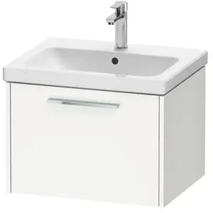 Duravit, Meuble sous-lavabo, D-Code bâti-support pour lavabo, 1 tiroir, 584x460mm, avec poignée (58.40 x 46 x 40 cm)