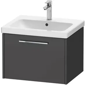 Duravit, Meuble sous-lavabo, D-Code bâti-support pour lavabo, 1 tiroir, 584x460mm, avec poignée (58.40 x 46 x 40 cm)
