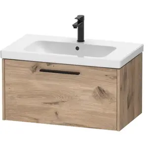 Duravit, Meuble sous-lavabo, D-Code bâti-support pour lavabo, 1 tiroir, 784x460mm, avec poignée (78.40 x 46 x 40 cm)