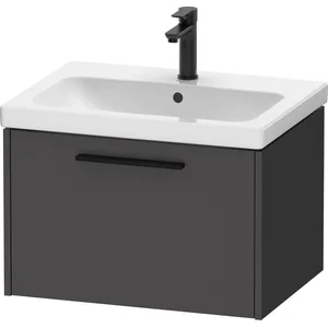 Duravit, Meuble sous-lavabo, D-Code bâti-support pour lavabo, 1 tiroir, 634x460mm, avec poignée (63.40 x 46 x 40 cm)