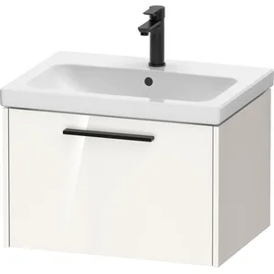 Duravit, Meuble sous-lavabo, D-Code bâti-support pour lavabo, 1 tiroir, 634x460mm, avec poignée (63.40 x 46 x 40 cm)