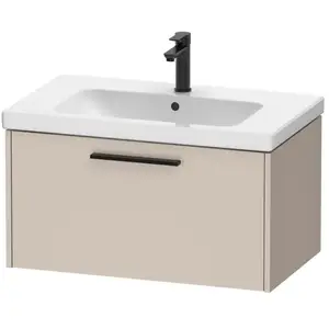 Duravit, Meuble sous-lavabo, D-Code bâti-support pour lavabo, 1 tiroir, 784x460mm, avec poignée (78.40 x 46 x 40 cm)