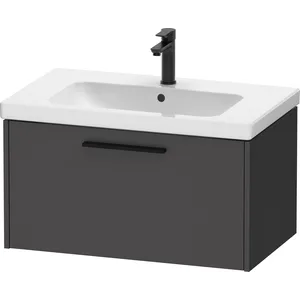Duravit, Meuble sous-lavabo, D-Code bâti-support pour lavabo, 1 tiroir, 784x460mm, avec poignée (78.40 x 46 x 40 cm)